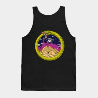 Egyptian Pyramids Ouroboros Tank Top